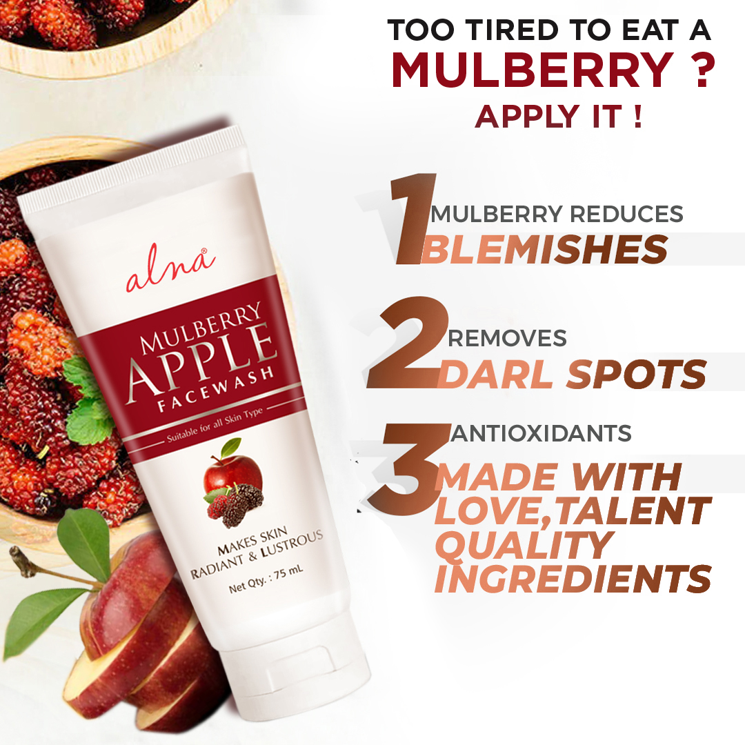 Alna Mulberry Apple Face Wash