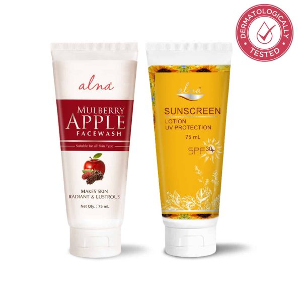apple facewash& Sunscreenspf30
