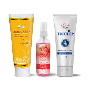 Tecotop 3 in 1 + Sunscreen + Rose Water